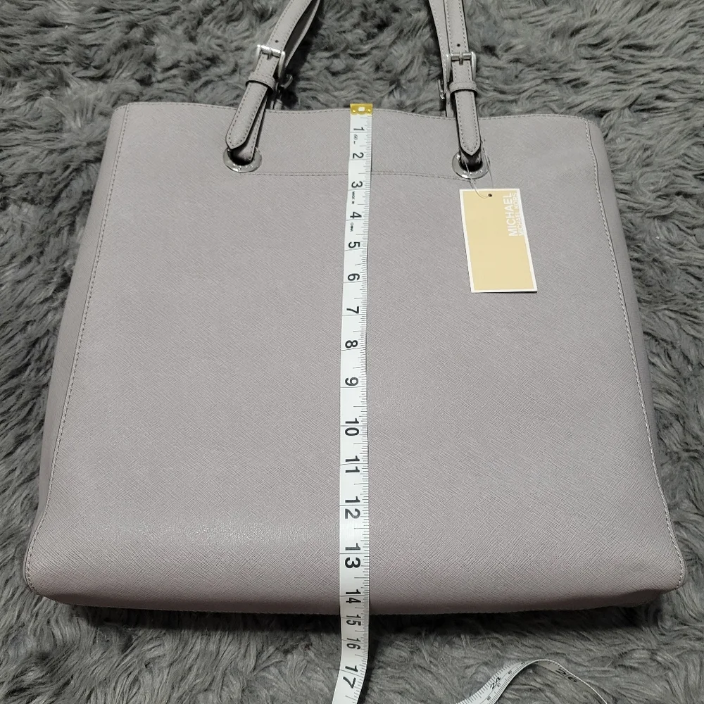 Michael Kors Gray Tote Shoulder Bag - Picture 9 of 11